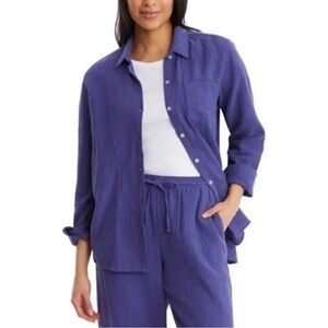 Jessica Simpson gauze button down Size S NWT